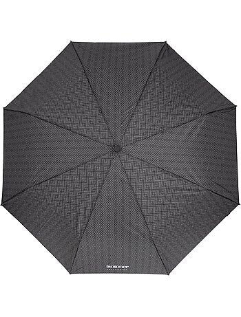 Paraguas caña, ultrapermeable, sólida, Apertura automática/cierre manual mujer Isotoner