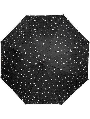 Paraguas caña, ultrapermeable, sólida, Apertura automática/cierre manual mujer Isotoner