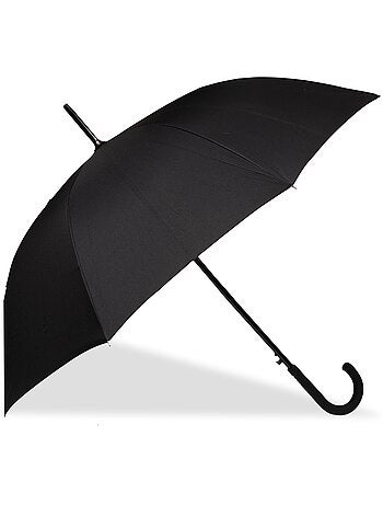 Paraguas caña, ultrapermeable, sólida, Apertura automática/cierre manual mujer Isotoner