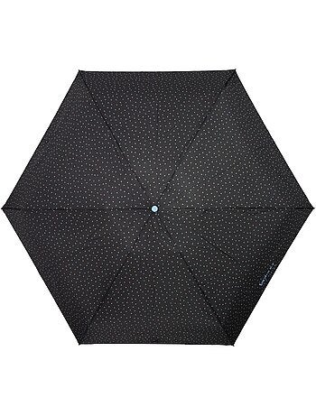 Paraguas compacto, de 16,5 cm, resistente, repelente al agua, con apertura mujer isotoner