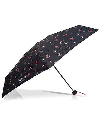 Paraguas compacto, robusto, ultra repelente al agua, apertura manual Tecnología mujer Isotoner