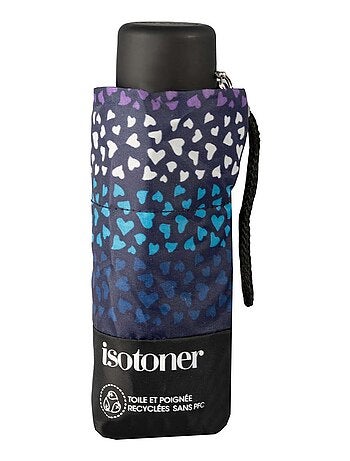 Paraguas compacto, sólido, Apertura/cierre manual adulto mixto Isotoner