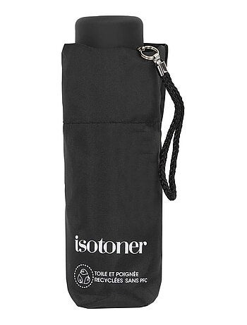 Paraguas compacto, sólido, Apertura/cierre manual adulto mixto Isotoner