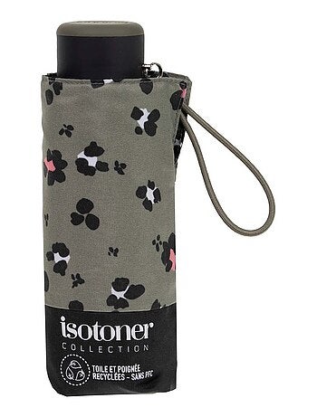 Paraguas compacto, robusto, ultra repelente al agua, apertura manual Tecnología mujer Isotoner