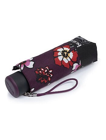 Paraguas compacto, robusto, ultra repelente al agua, apertura manual Tecnología mujer Isotoner