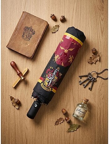 Paraguas gryffindor cambia de color bajo la lluvia harry potter