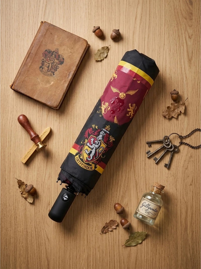 Paraguas gryffindor cambia de color bajo la lluvia harry potter Negro - Kiabi