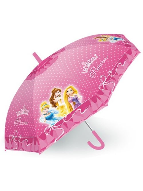 Paraguas infantil compacto princesas disney 45 cm – mango recto rosa - Kiabi Paraguas infantil compacto princesas disney 45 cm – mango recto rosa - Kiabi