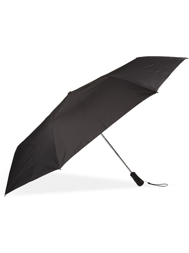 Paraguas  manta extragrande de 123 cm, plegable y automática hombre isotoner Negro - Kiabi