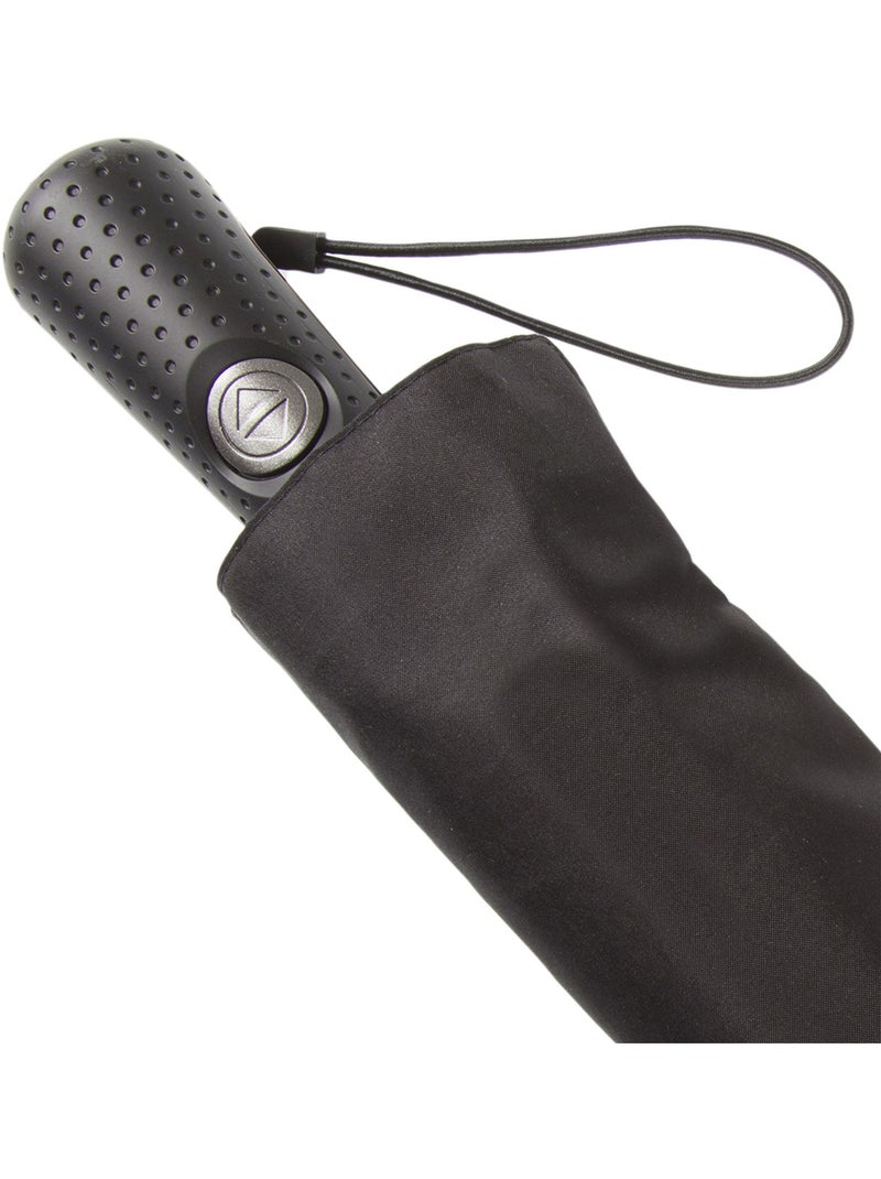 Paraguas  manta extragrande de 123 cm, plegable y automática hombre isotoner Negro - Kiabi
