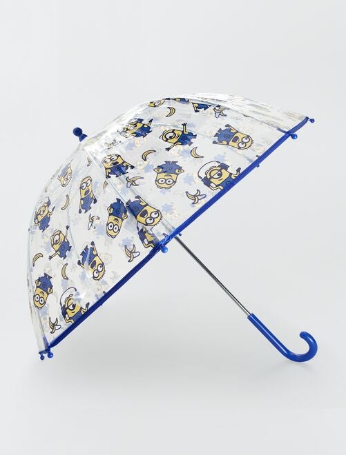 Paraguas plegable estampado - AZUL - Kiabi - 8.00€