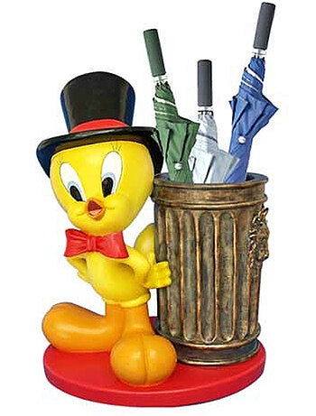 Paraguas piolín y silvestre – porte chapeau – looney tunes