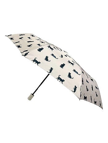 Paraguas plegable automático con diseño de gato | SMATI
