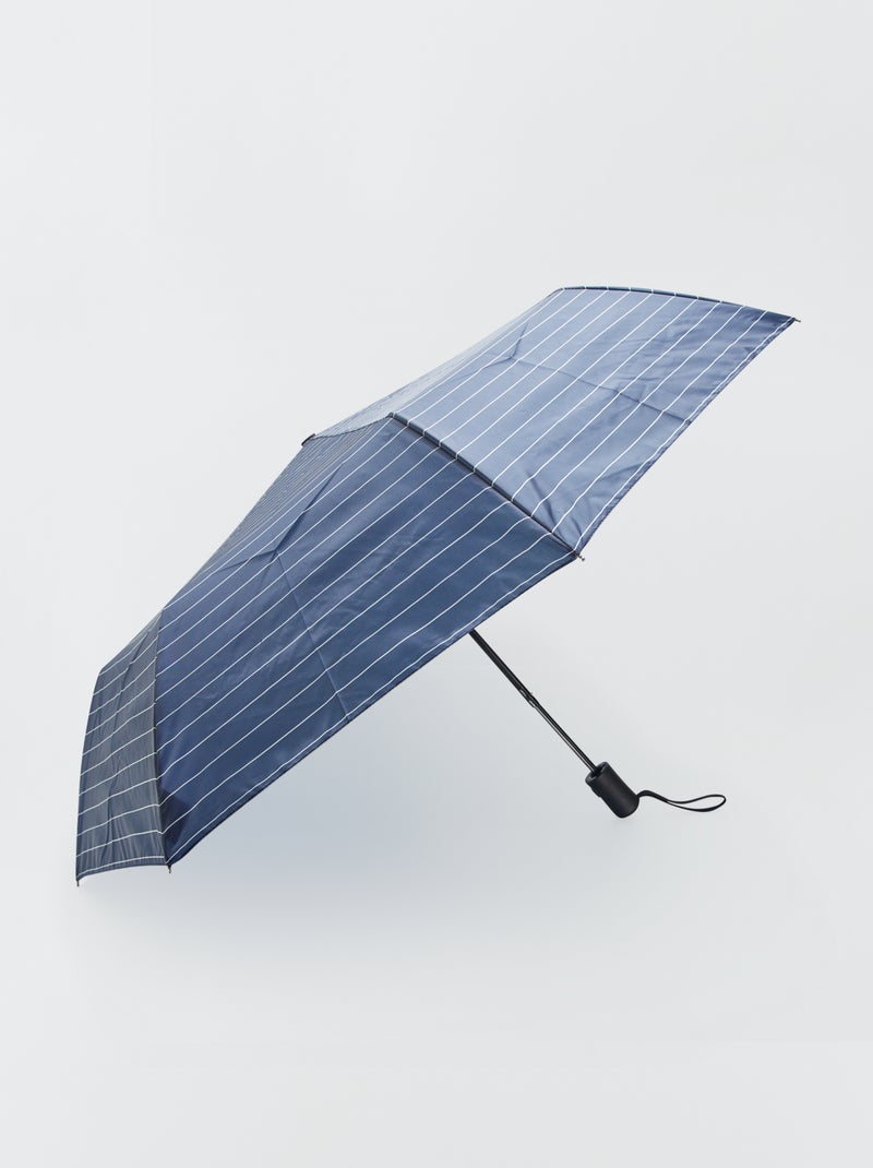 Paraguas plegable con funda AZUL - Kiabi