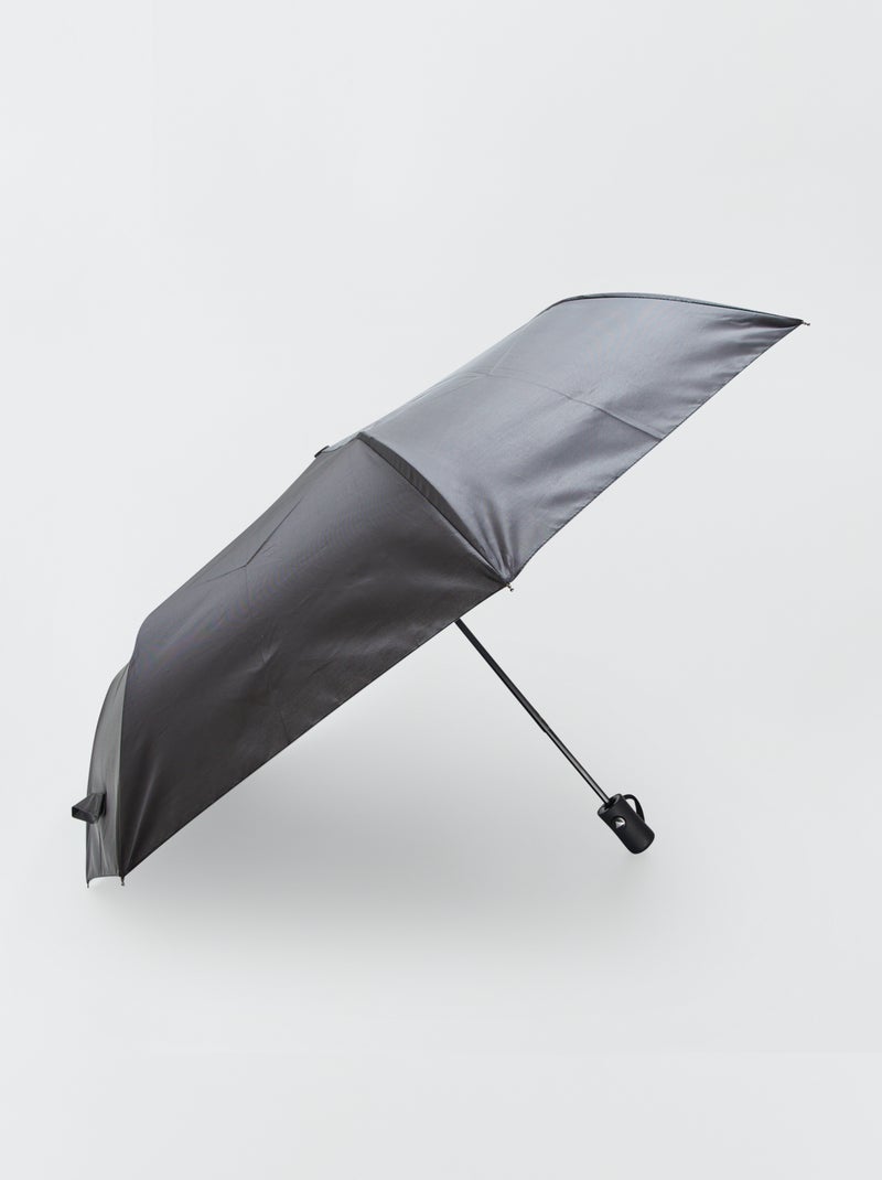 Paraguas plegable con funda NEGRO - Kiabi