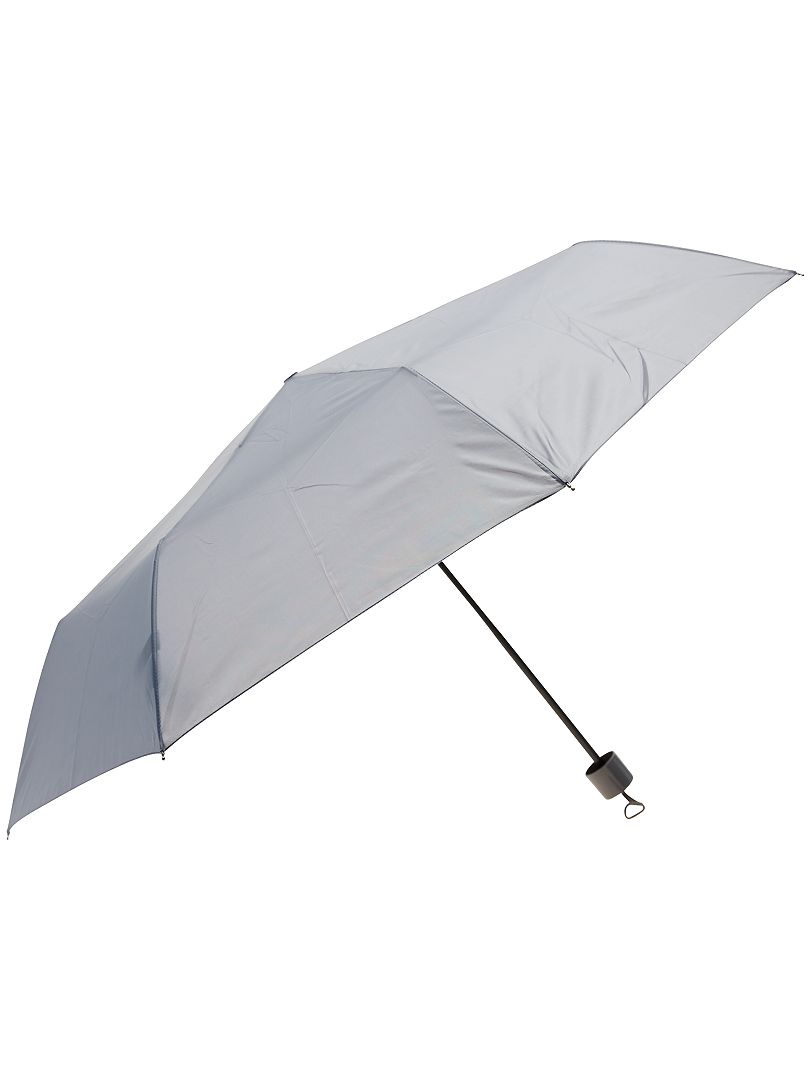 Paraguas plegable gris gris - Kiabi