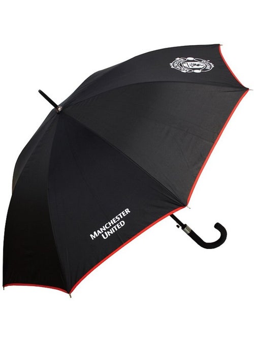 Paraguas premium automático manchester united – 105 cm poliéster negro con borde rojo - Kiabi Paraguas premium automático manchester united – 105 cm poliéster negro con borde rojo - Kiabi
