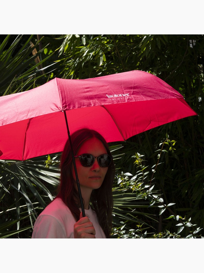 Paraguas  protección solar antiuv upf 50+, a buen precio, resistente e mujer isotoner Rosa fucsia - Kiabi