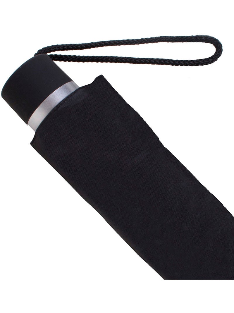 Paraguas  resistente, repelente al agua, 23 cm plegado, con apertura/cierre mujer isotoner Negro - Kiabi