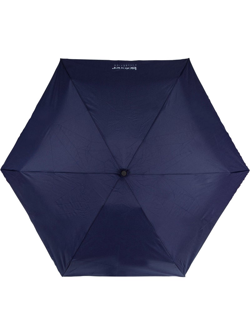 Paraguas  resistente, repelente al agua, amplia cobertura de 98 cm, mínimo 21 cm mujer isotoner Azul marino - Kiabi