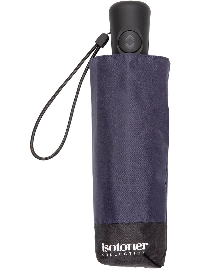 Paraguas  resistente, repelente al agua, amplia cobertura de 98 cm, mínimo 21 cm mujer isotoner Azul marino - Kiabi