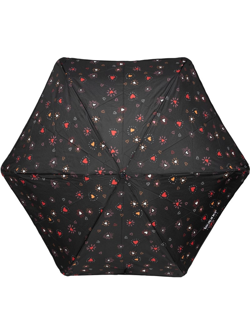 Paraguas  resistente, repelente al agua, amplia cobertura de 98 cm, mínimo 21 cm mujer isotoner Rojo - Kiabi