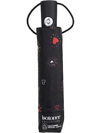 Paraguas resistente, ultra repelente al agua, con función Apertura/cierre mujer Isotoner