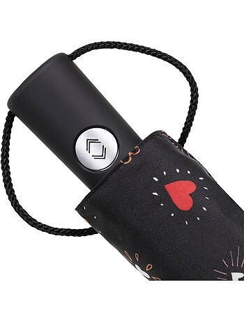 Paraguas resistente, ultra repelente al agua, con función Apertura/cierre mujer Isotoner