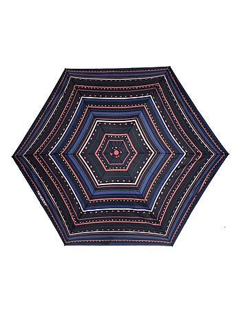 Paraguas sólido, ultra repelente al agua, cobertura de 98 cm de ancho, mujer Isotoner