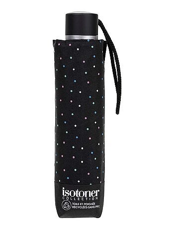 Paraguas sólido, ultra repelente al agua, Apertura/cierre manual mujer Isotoner