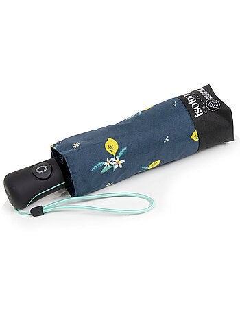 Paraguas sólido, ultra repelente al agua, cobertura de 98 cm de ancho, mujer Isotoner