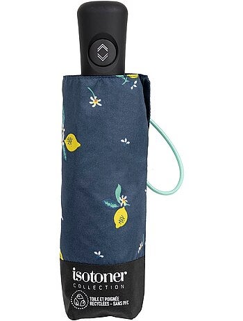 Paraguas sólido, ultra repelente al agua, cobertura de 98 cm de ancho, mujer Isotoner