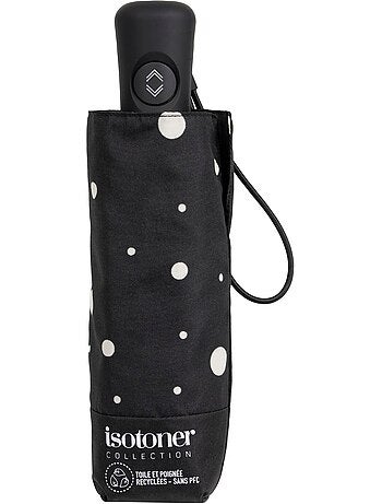 Paraguas sólido, ultra repelente al agua, cobertura de 98 cm de ancho, mujer Isotoner