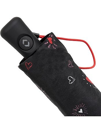 Paraguas sólido, ultra repelente al agua, cobertura de 98 cm de ancho, mujer Isotoner