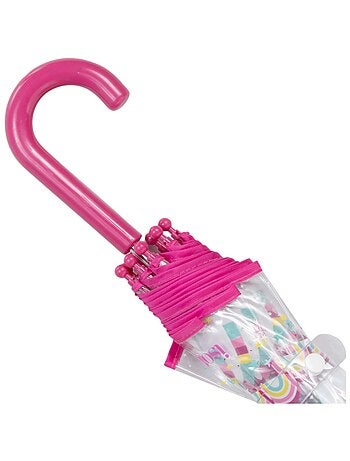 Paraguas Tapa transparente, fácil y segura de abrir niña Isotoner