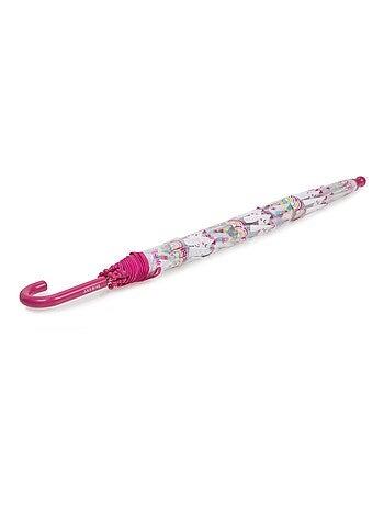 Paraguas Tapa transparente, fácil y segura de abrir niña Isotoner