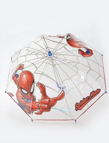 Paraguas tipo bastón 'Spiderman'