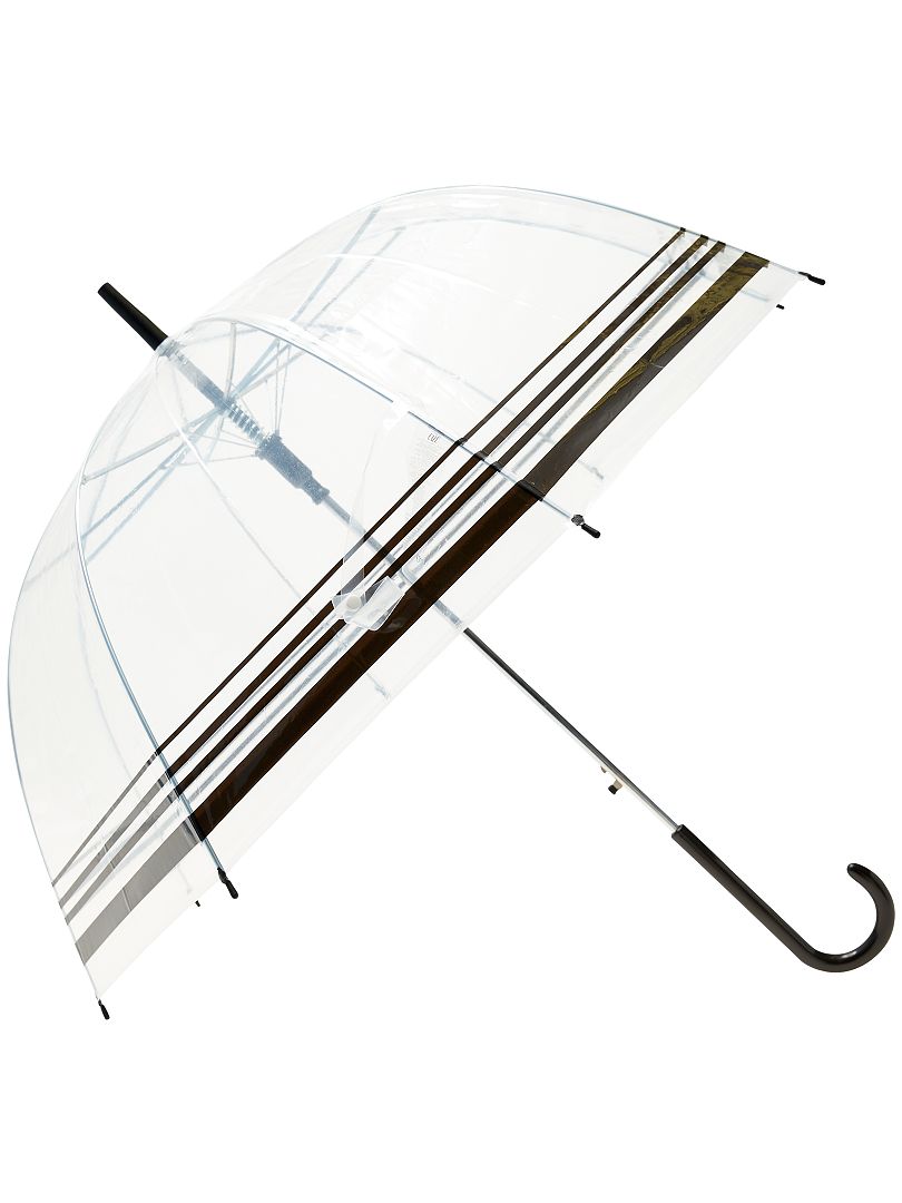 Paraguas transparente a rayas - Kiabi