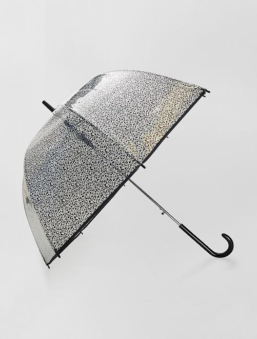 Paraguas transparente estampado - Kiabi
