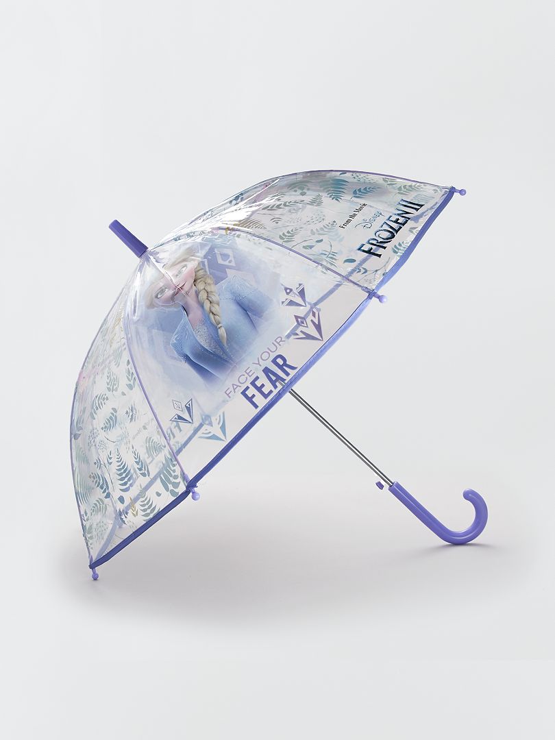 Paraguas transparente 'Frozen' de 'Disney' violeta - Kiabi