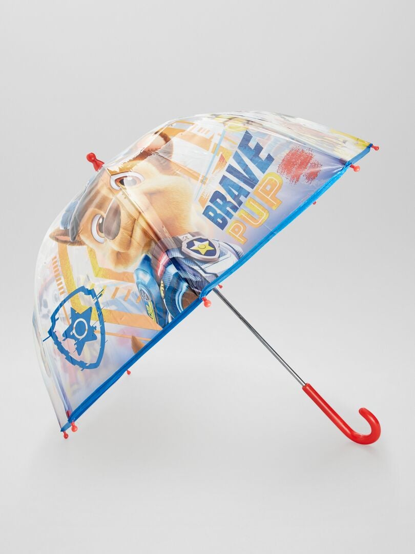 Paraguas transparente 'La Patrulla Canina' azul - Kiabi