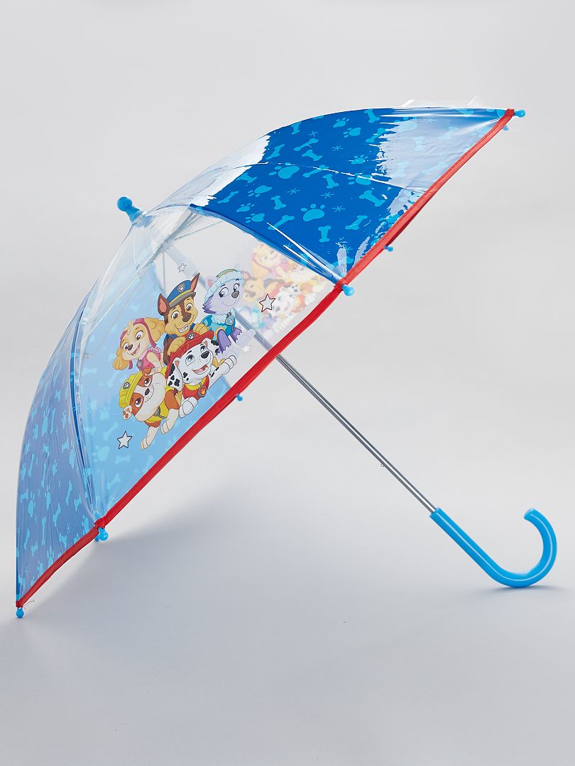 Paraguas transparente 'La Patrulla Canina' azul - Kiabi