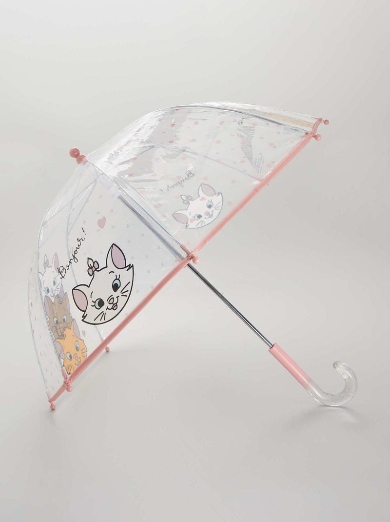 Paraguas transparente 'Los Aristogatos' BLANCO - Kiabi