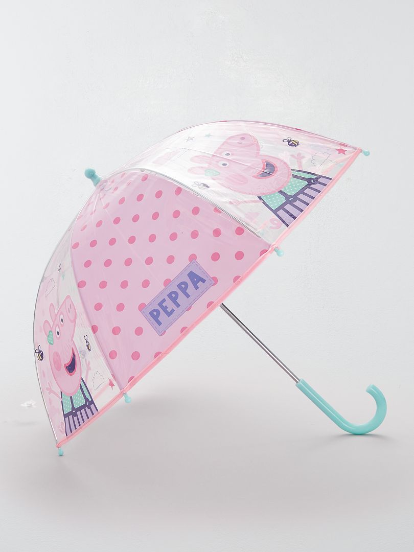 Paraguas transparente 'Peppa Pig' ROSA - Kiabi