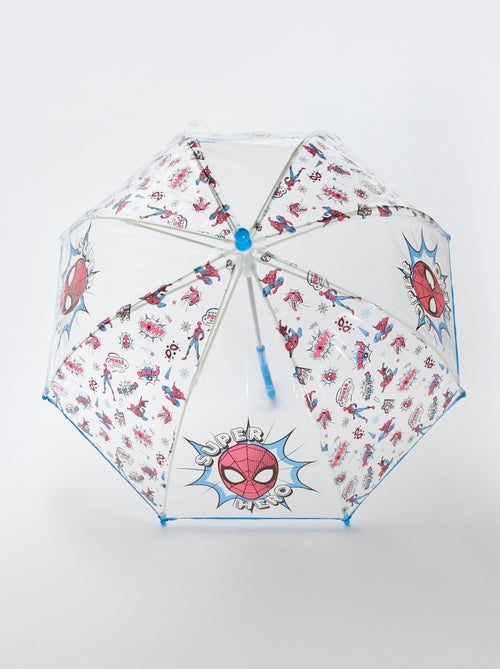 Paraguas transparente 'Spiderman' - Kiabi