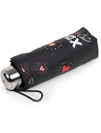 Paraguas X-TRA SOLIDE ALPHA mini 17,5 cm apertura manual, compacta, mujer Isotoner