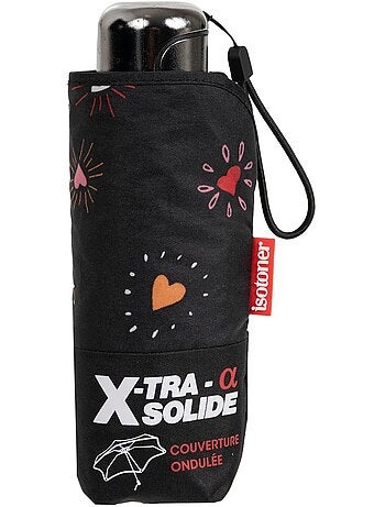 Paraguas X-TRA SOLIDE ALPHA mini 17,5 cm apertura manual, compacta, mujer Isotoner