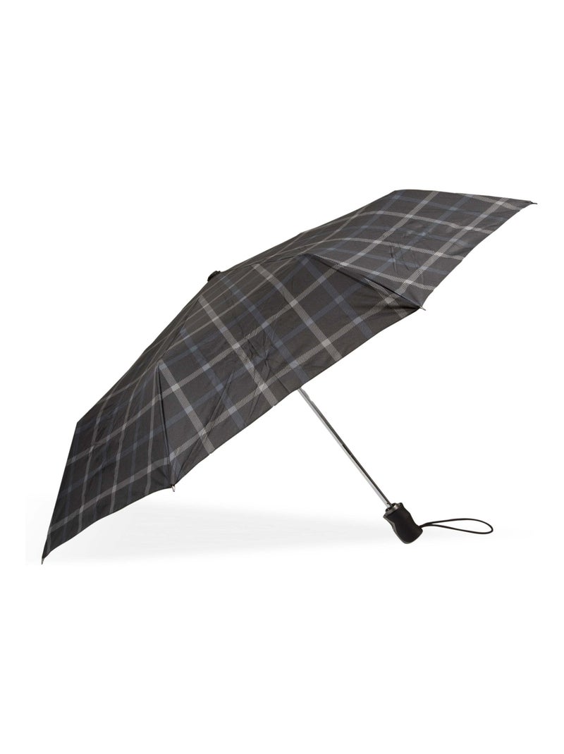 Paraguas  X-tra Sturdy, ultra repelente al agua, Apertura/cierre automático hombre Isotoner Gris negro - Kiabi