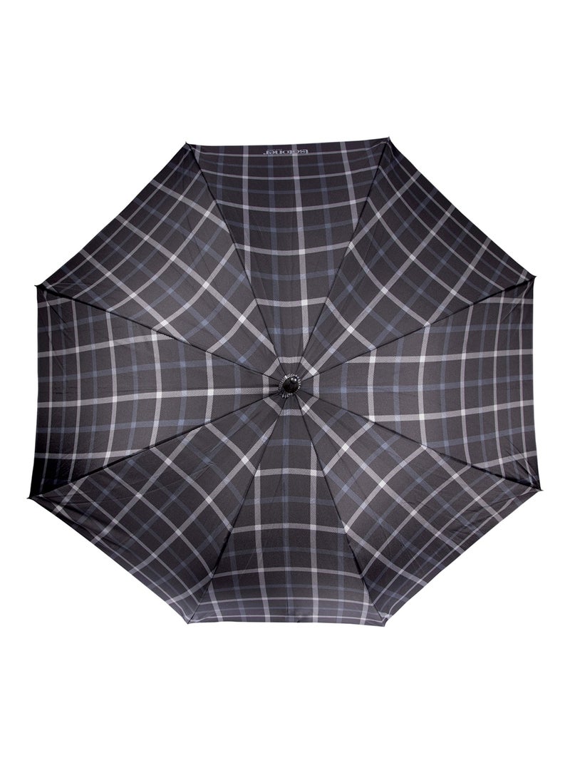 Paraguas  X-tra Sturdy, ultra repelente al agua, Apertura/cierre automático hombre Isotoner Gris negro - Kiabi