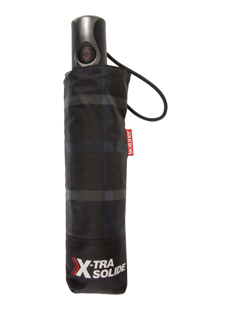 Paraguas  X-tra Sturdy, ultra repelente al agua, Apertura/cierre automático hombre Isotoner Gris negro - Kiabi